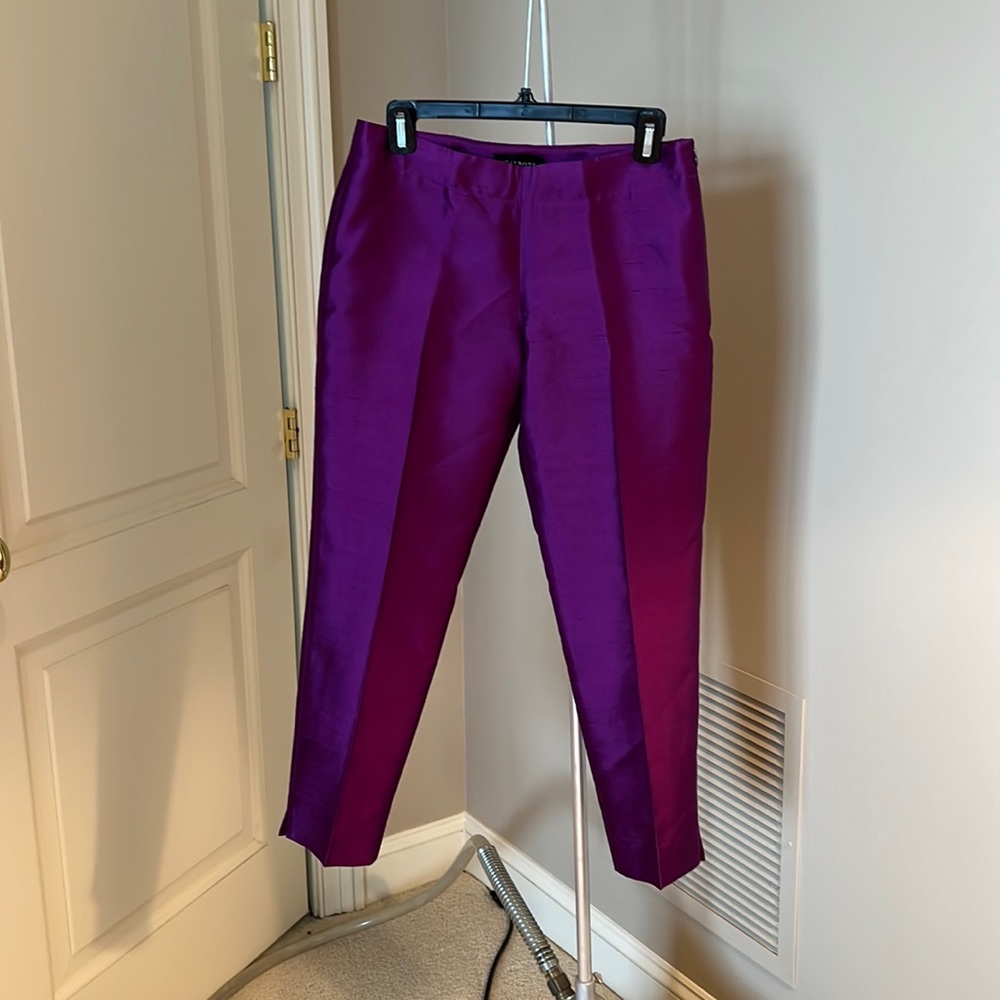 Silk/ wool blend cocktail pants